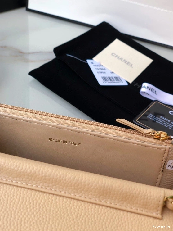 First Bag Ru CAVIAR WALLET CHANEL CHAIN 0709